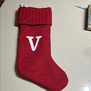 Target Red Knit Christmas Stocking